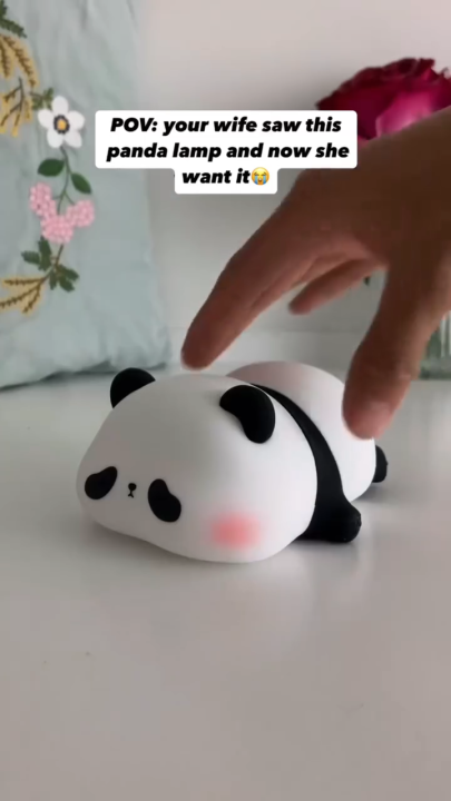 Panda Lamp Cute Panda Night Light Soft Silicone Led Lamp for Kids Bedroom Warm White Light Portable Baby Night Lamp Cute Panda Night Light Soft Silicone Led Lamp for Kids Bedroom Warm White Light Portable Baby Night Lamp