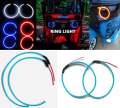 2PCS Three Wheel Head Light Ring LED Neon Flexible Light. 