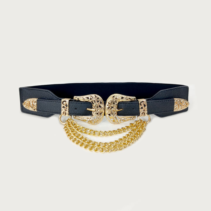 Designer%20Belts%20For%20Women%20High%20Quality%20Luxury%20Tassel%20Gold%20Chain%20Punk%20Y2K%20Silver%20Stretch%20Cummerbunds%20Elastic%20Waistband%20Corset%20-%20Image%207