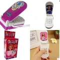 Girl Musical Toy Mobile Phone Amazing Sound and Light Toy for Kids. 