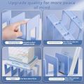 2 Pieces of Bookend Desktop Book Support Bookshelf Classification Storage Book Holding and Fixing Books. 