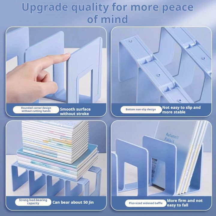 2%20Pieces%20of%20Bookend%20Desktop%20Book%20Support%20Bookshelf%20Classification%20Storage%20Book%20Holding%20and%20Fixing%20Books%20-%20Image%205