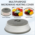 Microwave Splatter Cover 10.5inch Collapsible Food Plate Cover Microwave Heating Splash-proof Cover Kitchen Cooking Lid. 