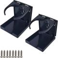 VIKEFON Car Beverage Holder Car Multi-Function Storage Rack Cola Cup Holder Beverage Holder Folding Cup Holder With Screws.