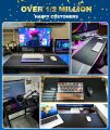 XXL Mouse Pad Black Mousepad Gamer Lager Computer PC Desk Mat 900X400 Keyboard Anime Office Carpet Playmat Kawaii Extended Rug. 
