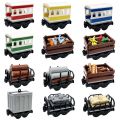 MOC Block Train Track package City Train rail transport cars can be connected. 