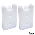 2PC Ice Pack Box 400ml For Lunch Box Picnic Reusable Fresh Food Storage Refrigeration Cooler Bag Portable Water Injection Box. 