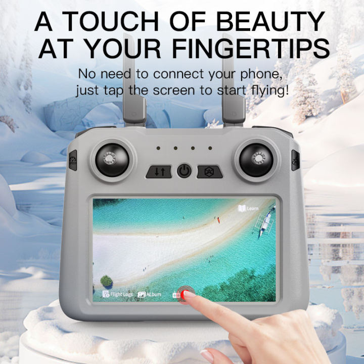 Touch%20Remote%20Drone%20G.P.S%205G%20Screen%20Remote%20Control%204K%20Dual%20Camera%20360%C2%B0%20Obstacle%20Avoidance%20with%20Built-in%205%20inch%20Remote%20Display%203400mah%20Dual%20Battery%20-%20Image%205