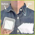 Men's Polo Shirt Collar Stays - Anti-Curl Collar Support Triangle Fixer Brace for Shirt Collar Shape.