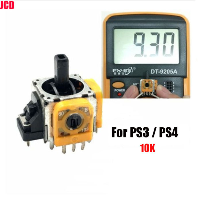 JCD%201pcs%203Pin%203D%20Rocker%203D%20Analog%20Stick%20Joystick%20Sensor%20Module%20For%20PS5%20PS4%20PS3%20Controller%20Thumbstick%20Potentiometer%20Replacement%20-%20Image%204