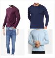 Man's 4 Piece Combo Denim 1 Full Sleeve T-shirt 3.