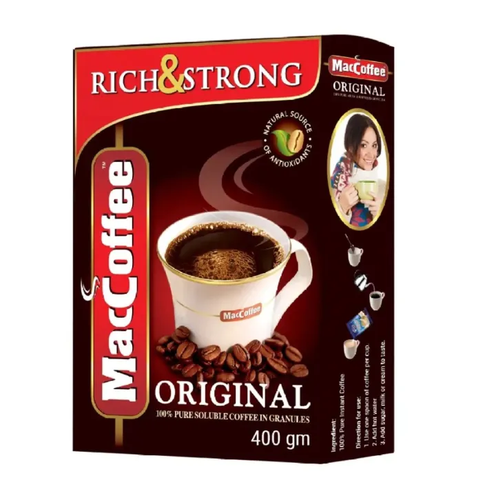 MacCoffee Rich & Strong Original Coffee 400 Gm (Refill Pack) | Daraz.com.np