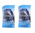 Original Dorco (Pack of 2) Twin Blade 10pcs Fixed Type Disposable Razor - Korean Blade. 