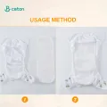 10pcs/5pcs Baby Reusable Diaper Washable Ecological Cotton Diapers 3/6-layer Cloth Nappies for Children Breathable Absorbent. 