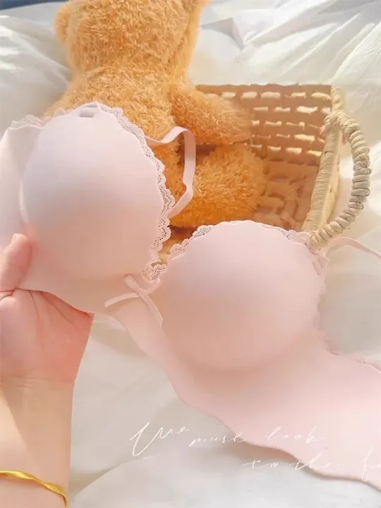YUQI%20Small%20Bust%20Seamless%20Bra%20Set%20%7CExtra%20Padded%20Lift%20Enhancer%20for%20Flat%20Chest,%20Anti-Sagging%20Support%20T-Shirt%20Bra%20&%20Panties%20bralette%20-%20Image%203
