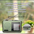 Portable Radio Am Fm,Am Fm Weather Radio Rechargeable Portable Shortwave Radio | Audio Equipment Great Reception Earphone Jack Transistor Radio for Travel. 