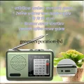 Portable Radio Am Fm,Am Fm Weather Radio Rechargeable Portable Shortwave Radio | Audio Equipment Great Reception Earphone Jack Transistor Radio for Travel.