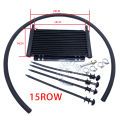 Oil Cooler Aluminum Transmission Oil Cooler 12Row 15Row 17Row Automatic Stacked Plate Oil Cooler Radiator. 