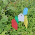 100 Pcs Hanging Colorful Garden Tags with String, Writable Marking Label, Waterproof PVC Plastic Tag for Plant, Flower, Tree, Bonsai, Orchid & Outdoor Gardening, Plants Name Tags Labels Marker Nursery & Greenhouse From Green Messenger (3 Different Size). 