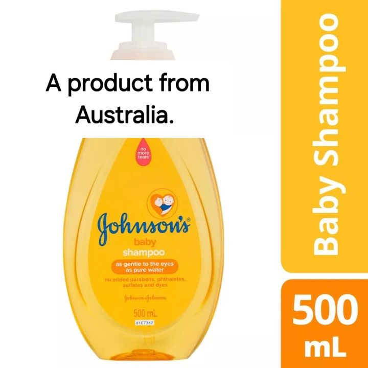 Johnson's%20Baby%20Shampoo%20500mL%20For%20Baby%20Gently%20Cleanses%20Hair%20&%20Scalp,%20-%20Image%202