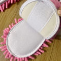 1 Pair Microfiber Cleaning Mop Slippers Washable Floor Cleaning House Mop Shoes Dusting Slippers Dirt Removal Tool Supplies. 