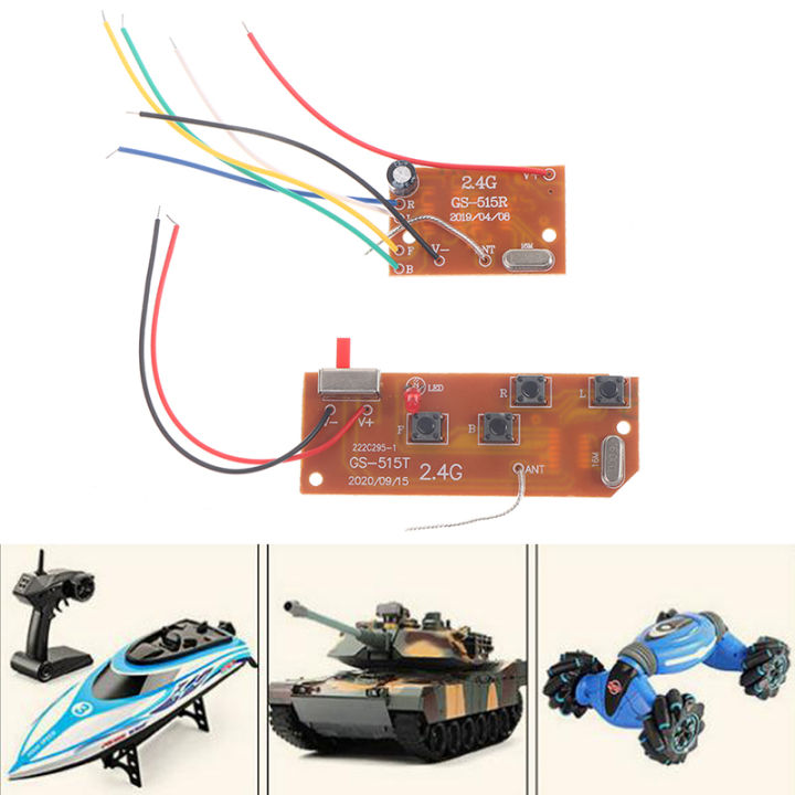 2.4G%204CH%20RC%20Remote%20Control%2027MHz%20Circuit%20PCB%20Transmitter%20Receiver%20Board%20with%20Antenna%20Radio%20for%20RC%20Car%20Truck%20-%20Image%202