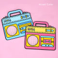 20/50Pcs Retro Radio Pattern Ziplock Snack Bag Cute Sealed Festival Handbag for Kids Birthday Party Favors Candy Cookie Packing.