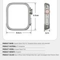 Screen Protector + Tempered Glass Case for Huawei Watch Fit 3 Case Frame As ultra2 Smart Watch Strap Case for Huawei Watch Fit 3. 