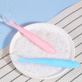 Baby boy girl silicone spoon soft head baby training Spoon soup spoon tableware cartoon silicone spoon. 