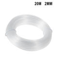 1 Roll 20M 1.6/2.0MM String Trimmer Line Nylon Grass Trimmer Rope Brush Cutter Strimmer Line Mowing Wire Lawn Mower Accessories. 