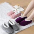 Women's Indoor Floor Socks Keep Warm Winter Men Non-slip Floor Shoes Soft Comfortable 2022 New Fashion Ladies Home Slippers. 