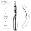 electric pen massager body head massage merdian energy pen Smart Massager Pen, Acupuncture Pulse Meridian Massage Pen, Trigger Point Massager, Pain Relief Therapy Back Neck Face Beauty Roller, 3 Heads Meridian Pen, Electro Acupuncture Muscle Device. 