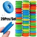 10/20 PCS Fishing Foam Spools 4.5cm/12cm Rounded Fishing Line Holder Storage Hook（random colour）. 