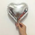 Mini Heart Shaped Foil Balloons 10 inches. 