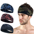 1PC Unisex Fitness Anti Sweating Band Running Headband Sports Absorbing Yoga Hair. 