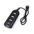 4 Port USB Hub Mouse Keyboard USB Splitter 4 Plug USB2.0 Hab Adapter for Laptop PC Computer USB Extender Multi Connector. 