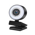 Webcam 1080P Mini Camera Full HD Webcam With Ring Fill Light Microphone USB Live Broadcast For Youtube PC Laptop Video Shooting. 