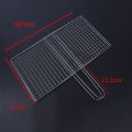Barbecue Grilling Basket Grill BBQ Net Steak Meat Fish Net Siz Vegetable. 