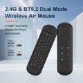 Air Mouse Remote Control Wireless Gyroscope Backlit Mini Keyboard Dual Mode BT5.2 7 Color Backlight For Android Smart TV Box PC. 