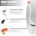 Swan Shaped Toilet Brush Set with Base and Long Handle Bathroom Accessories Easy to Clean Toilet. 