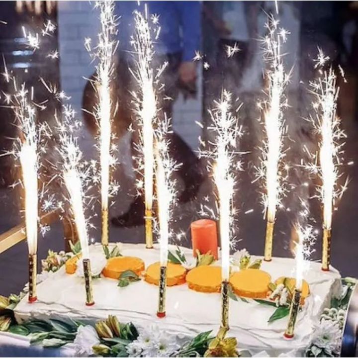 Pack of 4 Sparklers Candle | Small Sparklers Candle | Cheap Sparklers Candle