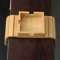 Couch Cup Holder Wood Sofa Armrest Tray Foldable Sofa Cup Snacks Holder Anti-Slip Couch Arm Cup Holder Sofa Side Storage Tray.