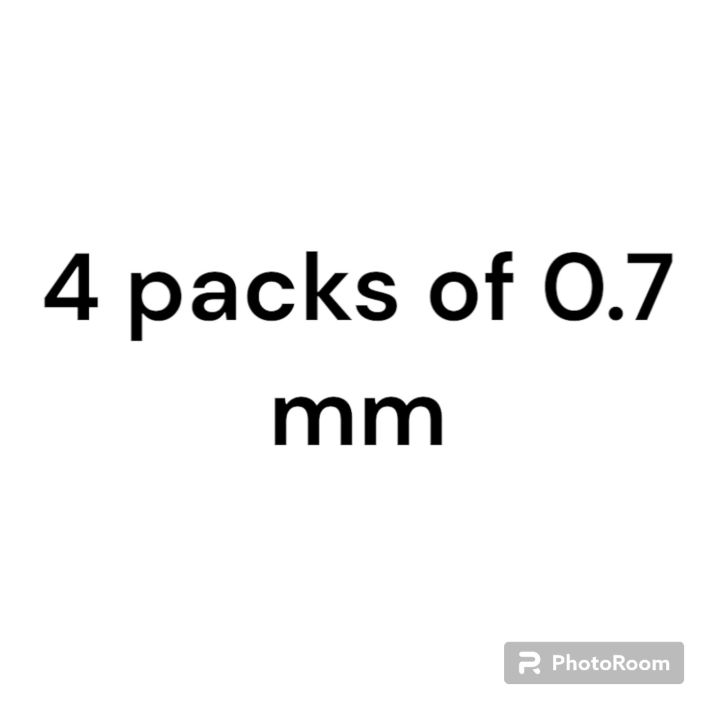 clutch pencil leads 0.5 mm & 0.7 mm ( pack of 4 ) of your choice imported leads high quality