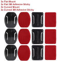 Motorcycle Helmet Accessories Kit Chin Mount Bracket Bike Holder for  Hero 13 12 11 10 9 SJCAM AKASO  Osmo Action Camera. 