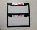 TOYOTA Premium Quality Car License Number Plate Frame - (2 Pis-1 Set). 