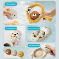 Baby Bath Toys Floating Animal Otter Hippo Seal Kid Bathroom Shower Basketball Hoop Game Children Swimming Pool Water Play Gift. 