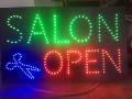 Salon open board | open board | led board | light open board | salon | open board | sign board | salon | light led | board. 