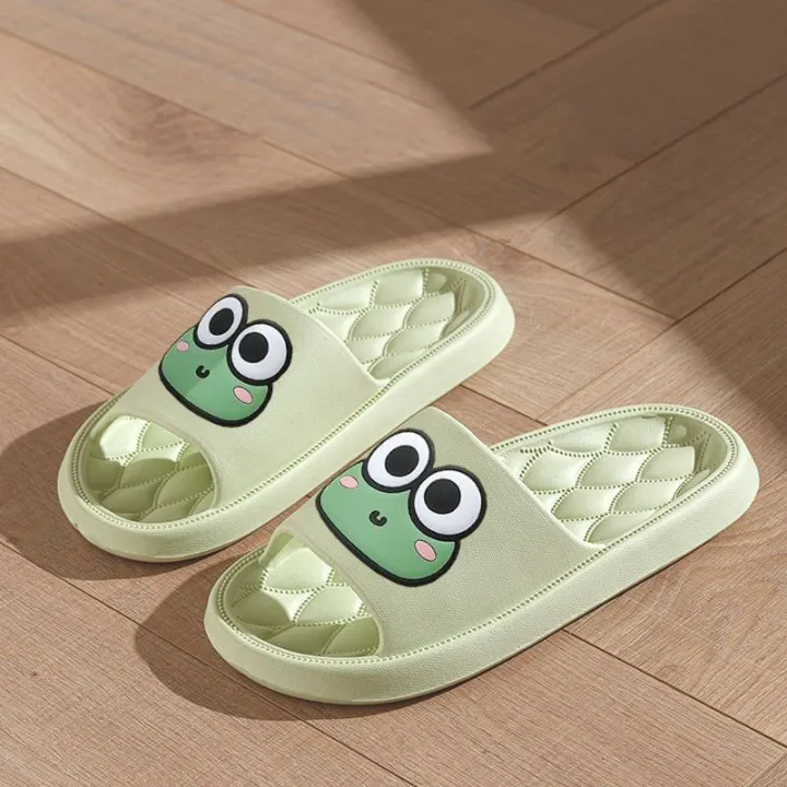 Summer%20Beach%20Slides%20Bathroom%20Anti%20Slip%20Slipper%20Non-Slip%20Home%20Flip%20Flops%20Cartoon%20Frog%20Soft%20Sandals%20-%20Image%204