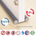 Double-Sided Door Draft Stopper | Under Door Seal Guard | Noise & Dust Blocker !.