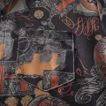 Men's Beach Wear: Trendy Red Printed Short Sleeve Casual Shirts for A Stylish Look. 